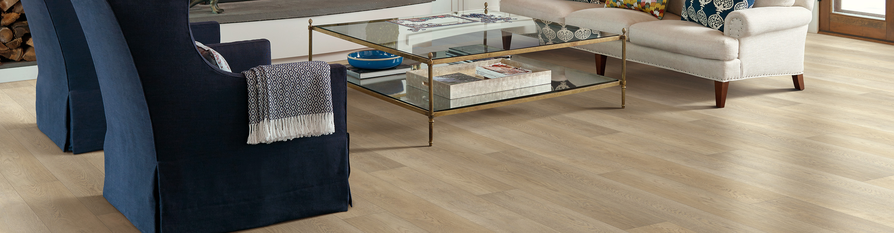 Vinyl Flooring in Living Room