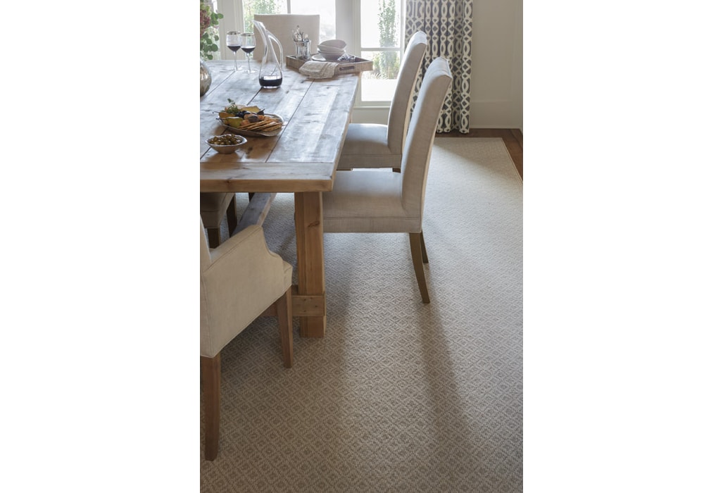 Karastan carpet weavers point warm sand