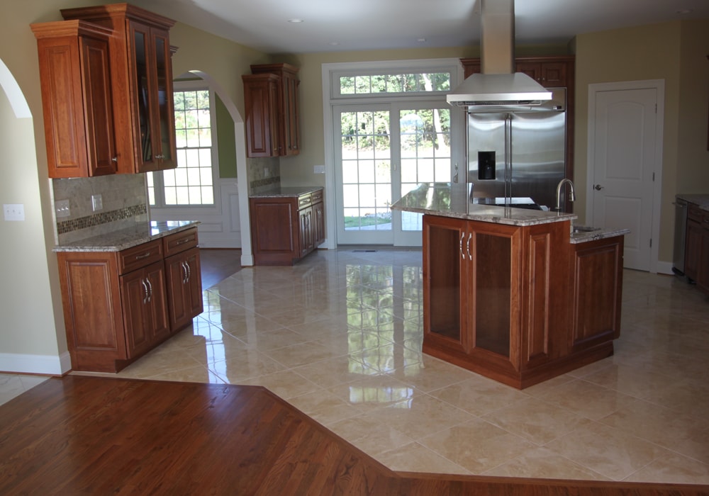 hardwood tile transition