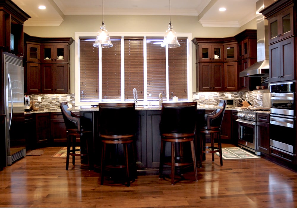 metal backsplash kitchen