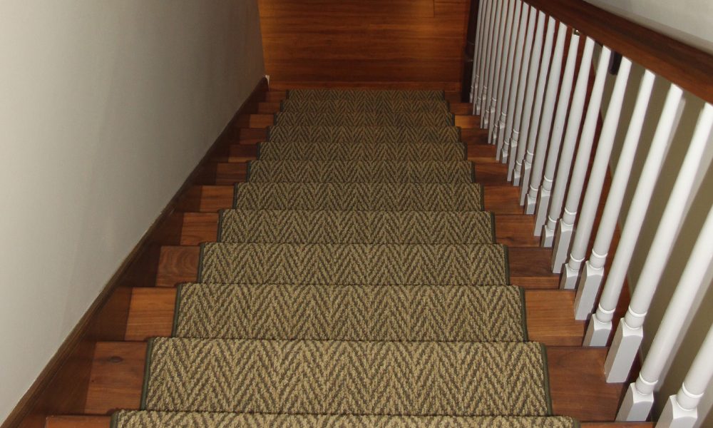 Basement stair runner carpet