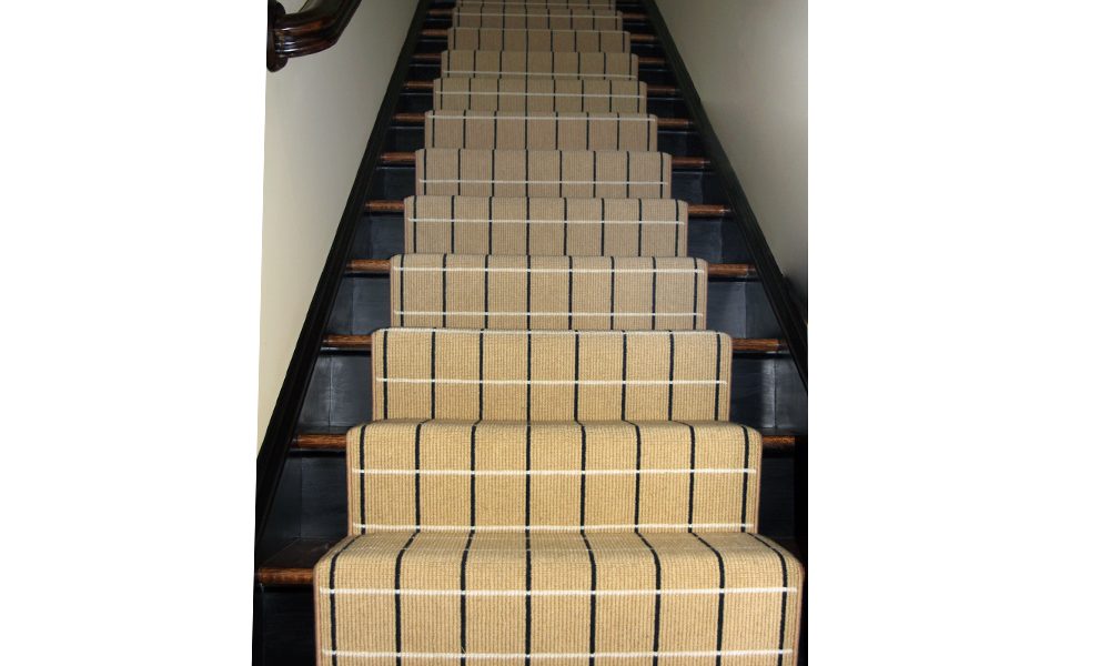 Wool Patterned Carpet Stairrunner