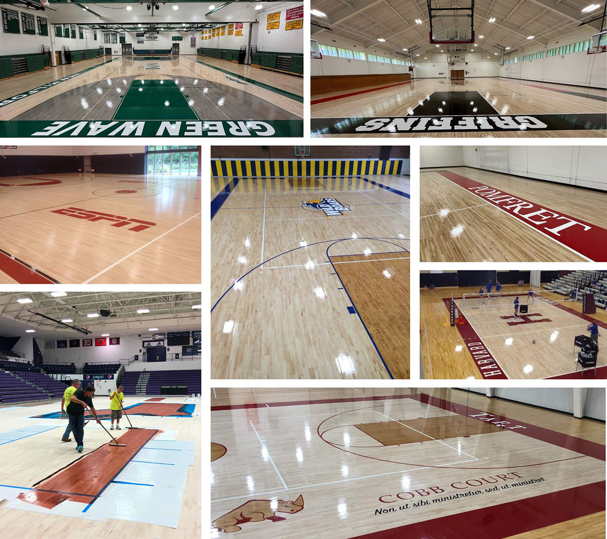 Sports + Rec Flooring Examples