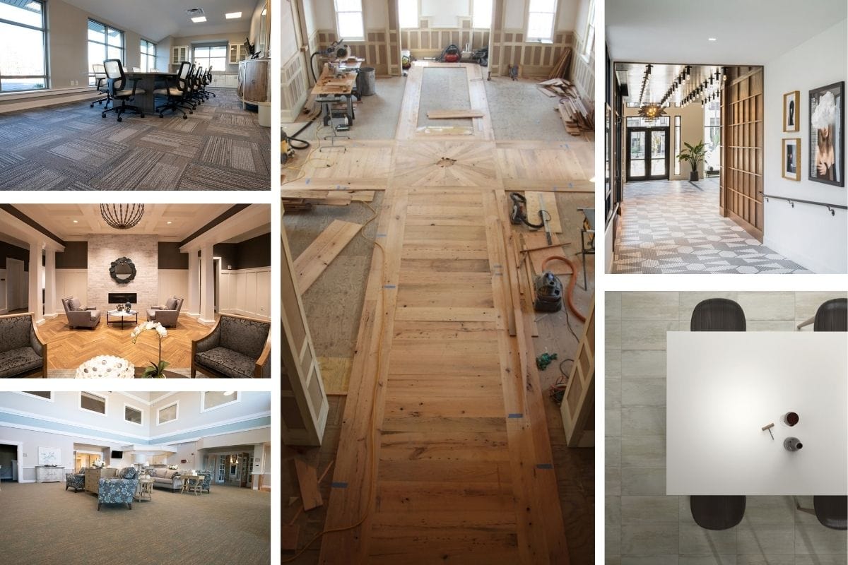 Church flooring examples