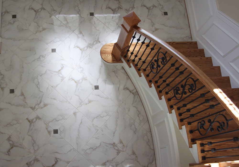 Calcatta Gold Marble Floor